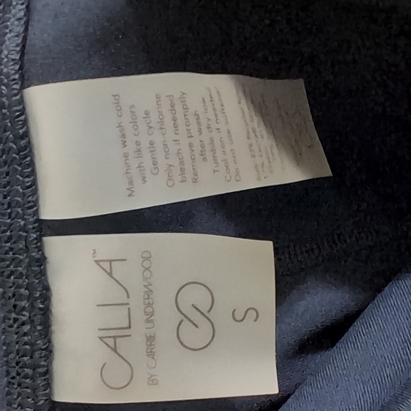 Calia Navy Blue Power Sculpt Perforated Compression Leggings Size Small - Picture 6 of 6